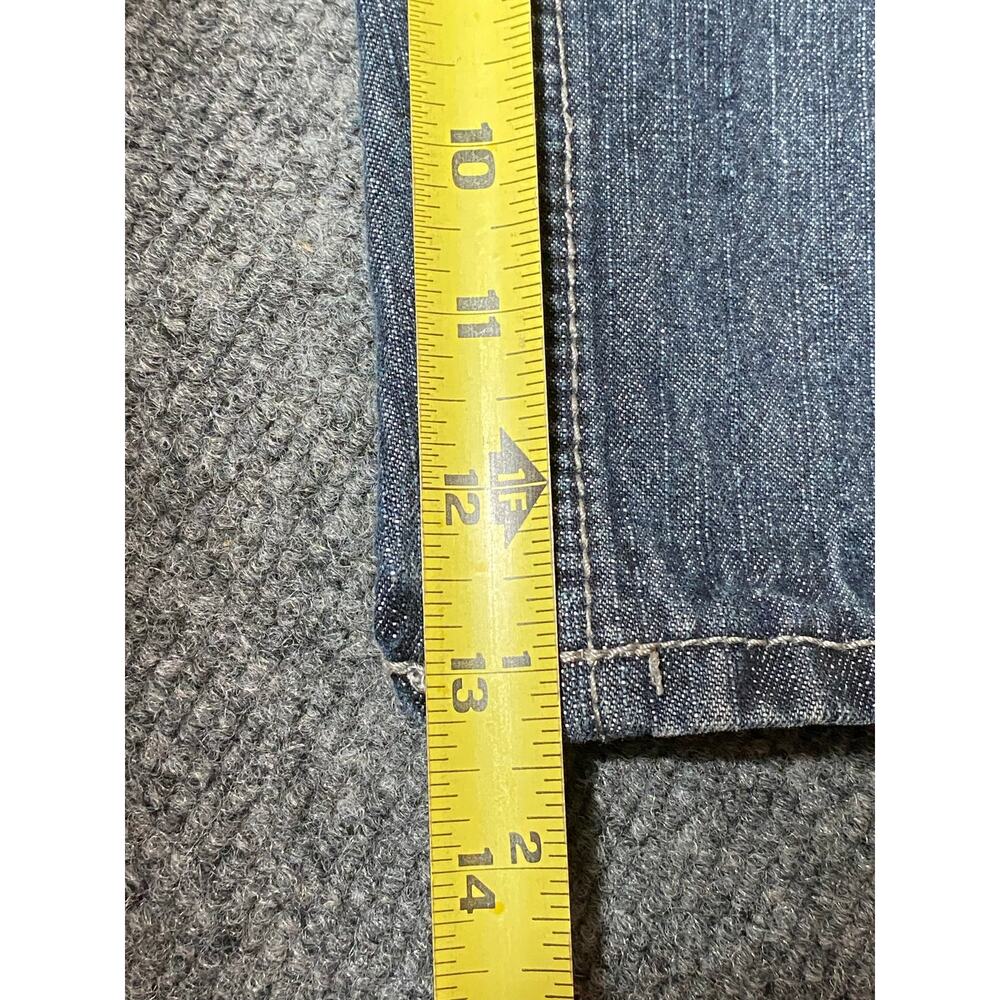 Y2K Southpole Baggy Jorts Grunge Embroidered Vintage Jean Shorts Men's Sz 36 - Picture 10 of 10